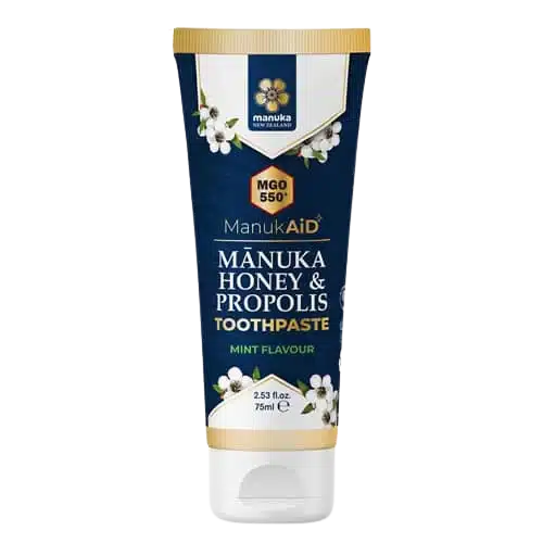 Product Manuka Honing Tandpasta met propolis en manuka etherische olie